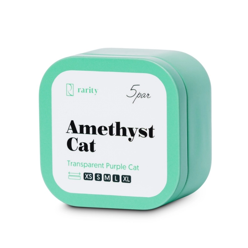 Wałki Silikonowe Rarity Amethyst Cat 5 par