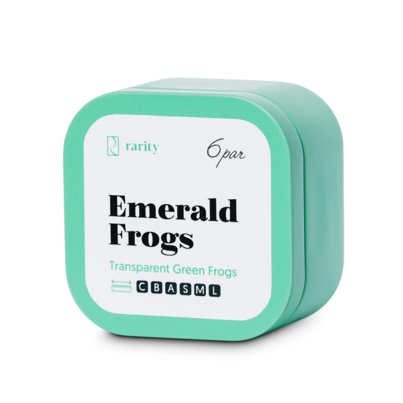 Wałki Silikonowe Rarity Emerald Frogs 6 par